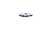 26SS★ Essence Silver (W) Lace Tennis Ring M Neo Sapphire