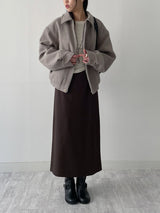 D-ring Stripe H-Line Long Skirt