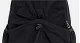 Classic Shirring Nylon Backpack – black