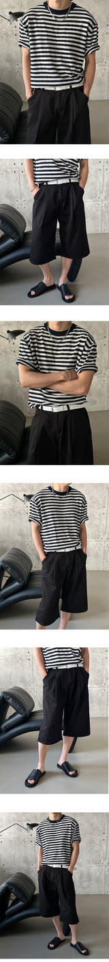 [S/S] ウィリアムサマーストライプニット（3色）