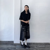 リベット ダブルジップ シャツ