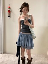 レース ミニスカート