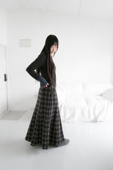 check low long skirt(2colors)