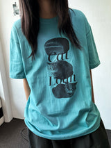 ノア キャット タトゥープリント オーバーサイズ ブラックTシャツ - 4カラー