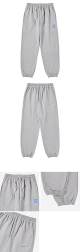 25SS ボックスベーシックロゴジョガーパンツ メランジ