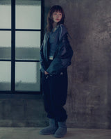 Newalrin emblem washing leather Jumper