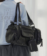 VEIL STUD BAG & WALLET (BLACK) F26QE981