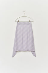 (W) Hike Checked Wrap Skirt