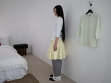 チェックレースパンツ (GREY)
