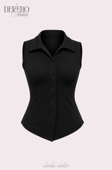 Steady Collar Halter Sleeveless Top
