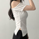 Ring uncut ストリングスクエア半袖Tシャツ