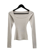 Body Slim Deep Square Tee