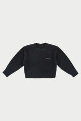 Cuddle brush knit_charcoal