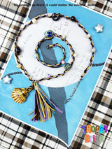 Shell long chain necklace