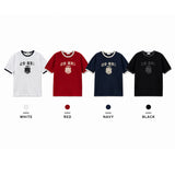 LMN USビンテージリンガー半袖Tシャツ (4 colors)