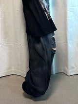 ダーティーカッティングスウェットパンツ