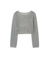 85-VIVAJ014 メッシュラウンドニット 6color