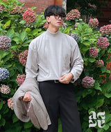 [ASCLO MADE] Rib Mock Neck T Shirt (6color)