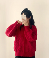 Sewing Dotom Balloon Fit Round Knit
