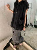 Dot button Blouse