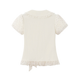 Adele Ruffle Collar Blouse
