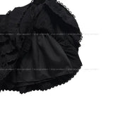Kivi Lace Frill Tiered Mini Skirt