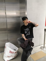 No.1353 LT クロップレイヤードハーフTシャツ (3color)