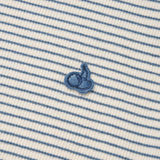 KIRSH PLAIN SLIM FIT STRIPE T-SHIRT - DARK BLUE
