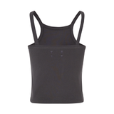 PIECERED SLEEVELESS TEE