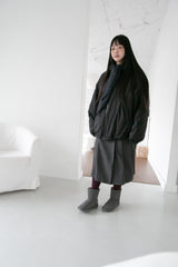 melange triangle scarf(4colors)