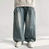 Baby Waistband Side Snap Denim Wide Pants (5 colors)