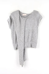 Muffler half soft knit