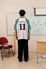 HIERARCHY STUDIOS Unruled - Ivory Rugby Oversized Polo Jersey