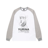 YURINA Raglan LS-T [White]