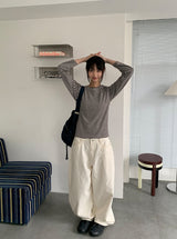 Mopan Cotton Balloon Wide Pants