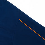 V NECK PIPING PULLOVER WARM UP
 - NAVY