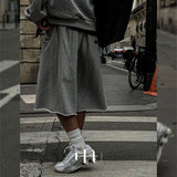 [HFORUS MADE] アーマーカットオフバミューダパンツ IN GREY