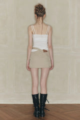 CORSET PANEL TOP white