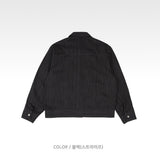 ストライプトラッカーデニムジャケット 2カラー