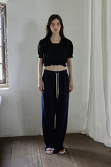 Mose punching blouse_black