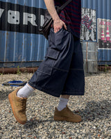Circular Belt Stitch Cargo Bermuda