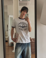 スピーディープリント リンガー 半袖Tシャツ