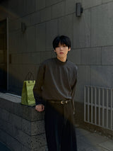 [ASCLO MADE] Rib Mock Neck T Shirt (6color)