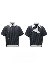 Embroidered Striped Shirt
