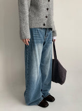 Picat Pocket Straight Denim Pants