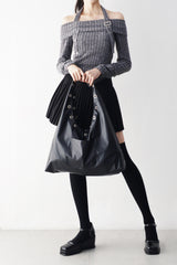 Roxy Vegan Leather Shoulder Bag