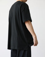 BT スリットオーバーフィットハーフTシャツ ブラック