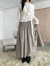 Cross strap drape T