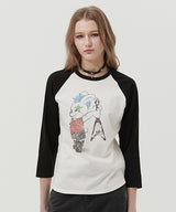 ROCKTTYバニーラグランTシャツ [WHITE]