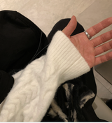 Nade Fisherman Semi Over Round Long Sleeve Knit